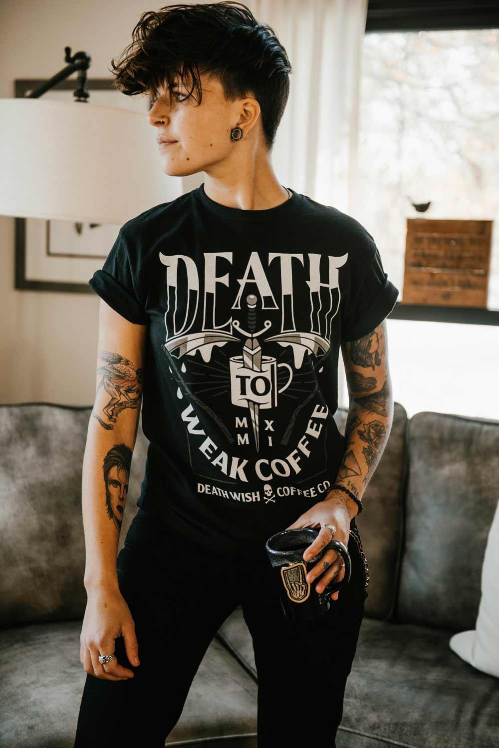 Death to Weak Coffee Tee