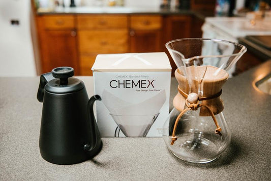 Death Wish Coffee-branded Kettle and Chemex Bundle